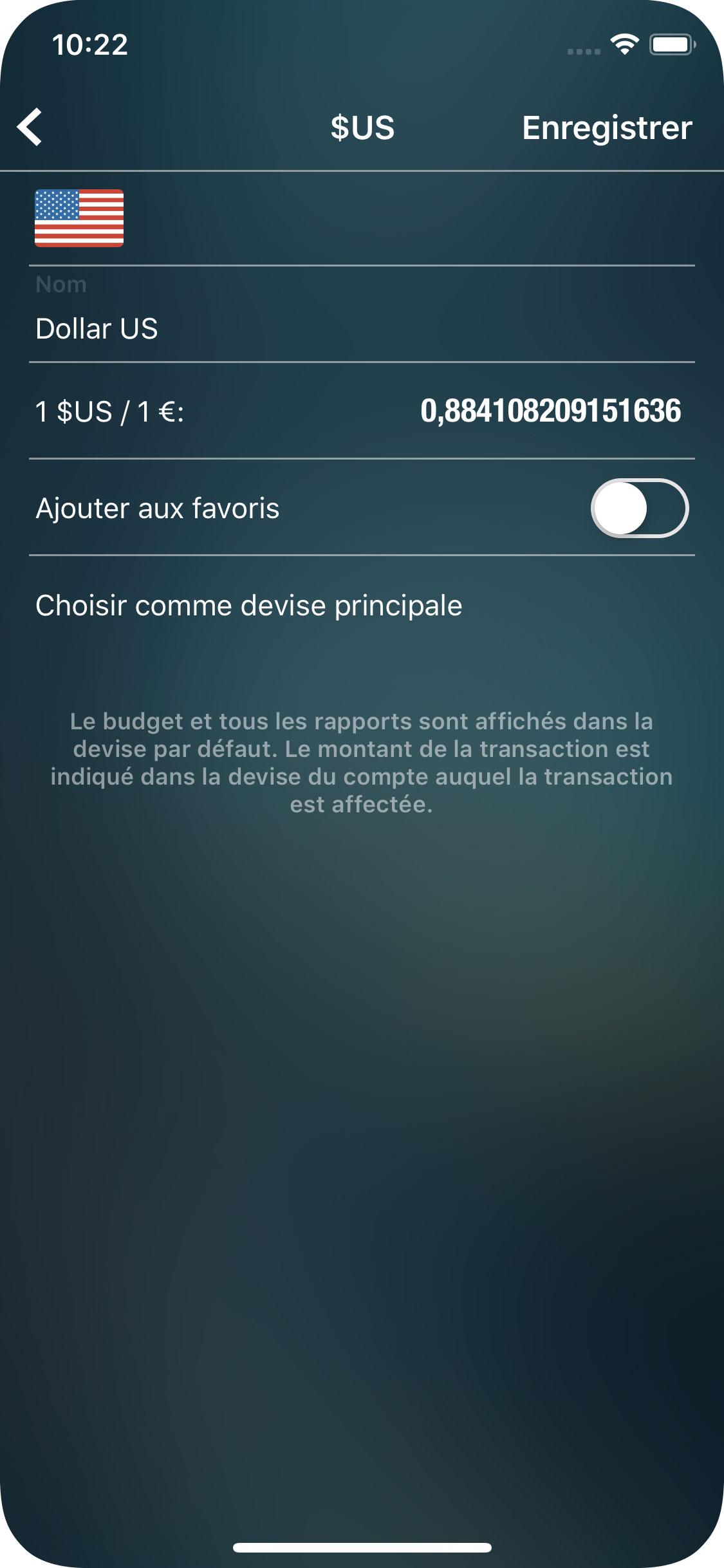 Money Tracker - Convertisseur de devises - iPhone