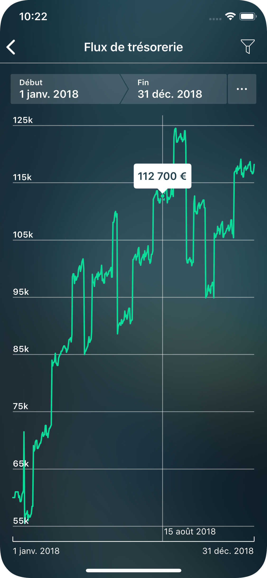 Money Tracker - Rapport de Flux de trésorerie - iPhone